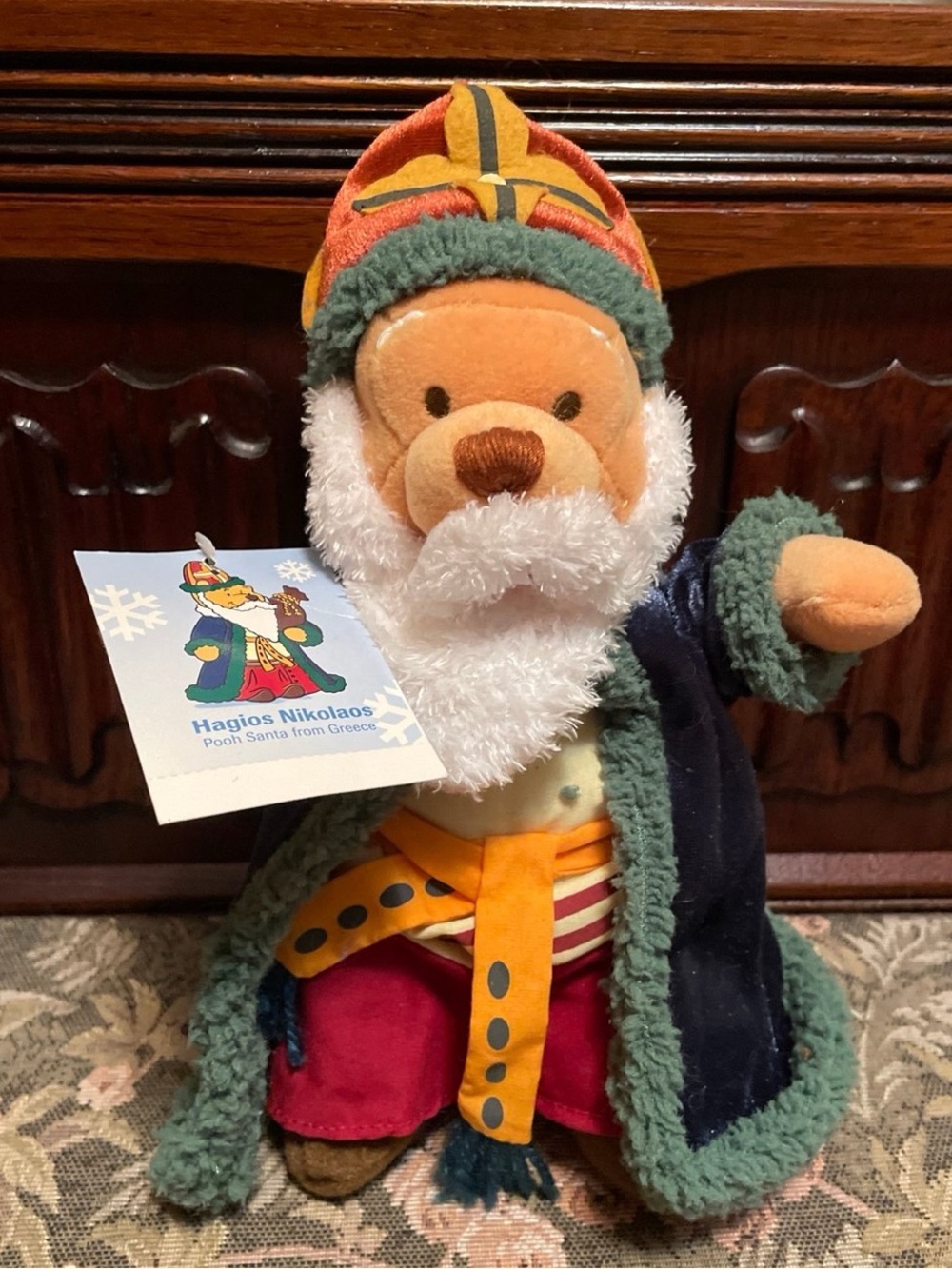 Disney 12 Days of Pooh Greek Santa